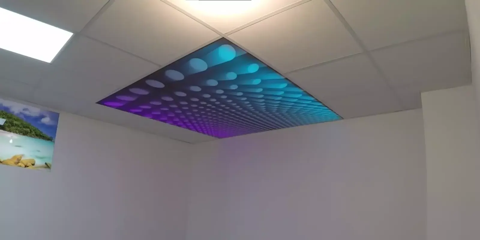 3D натяжной потолок для офиса — Севастополь, улица Соловьёва, 6а, фото 1