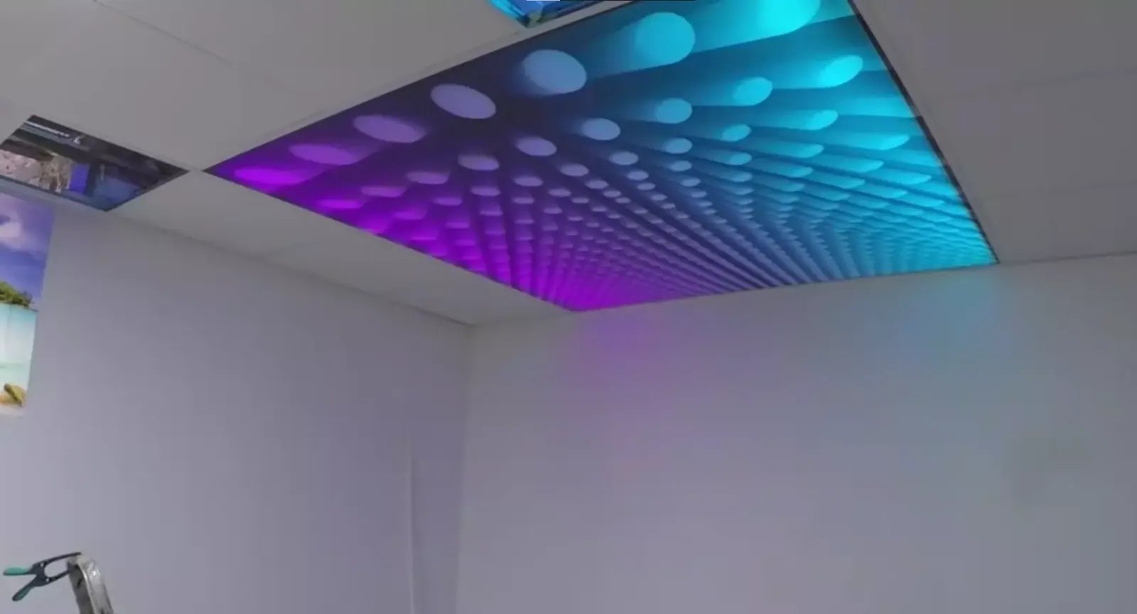 3D натяжной потолок для офиса — Севастополь, улица Соловьёва, 6а, фото 3